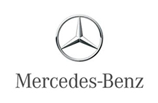 Logo von Mercedes-Benz Stern mit Unterzeile