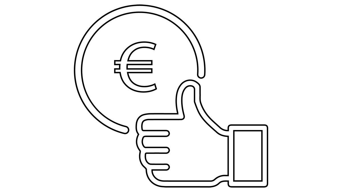 DAF PacLease Icon für festkalkulierte Preise bei Autohaus Riess