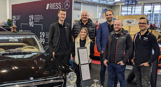Autohaus Riess bei der motorworld classics Oldtimermesse in Friedrichshafen 2022